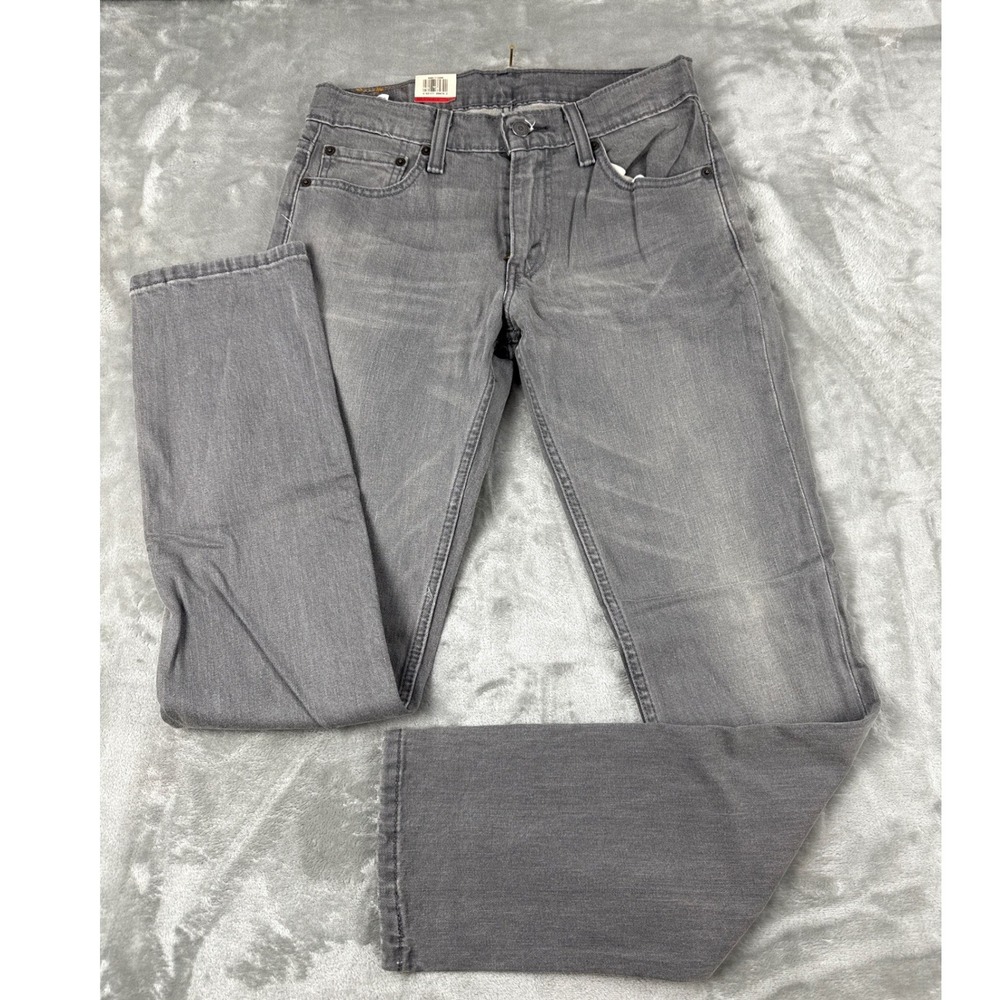 Levi's 511 Slim Fit Grey Stretch Denim Jeans Mens‎ 30x32 NWT 045111244